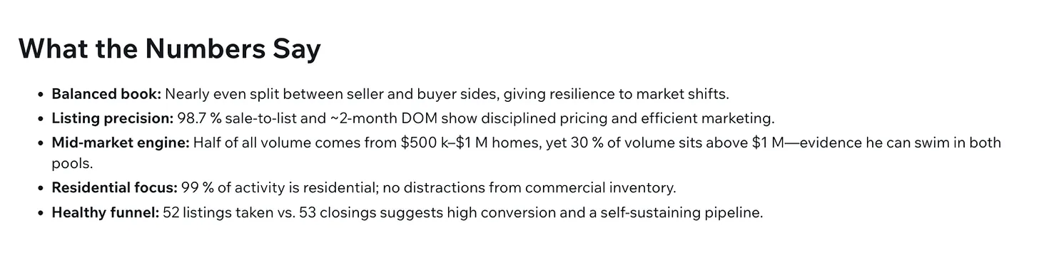 What The Numbers Say - Performance Intel